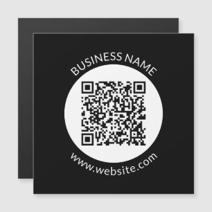 Ihr hochgeladener QR-Code Bearbeitbarer Text und Magnetkarte