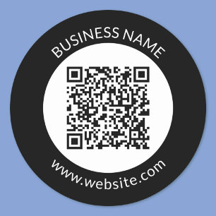 Ihr hochgeladener QR-Code   Bearbeiten von Text un Runder Aufkleber