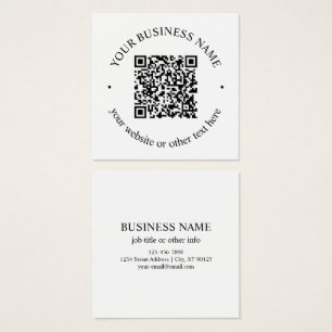 Ihr hochgeladener QR-Code Plus bearbeitbarer Circl