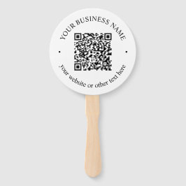 Ihr hochgeladener QR-Code Plus bearbeitbarer Circl Fächer