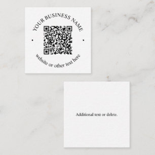 Ihr hochgeladener QR-Code Plus bearbeitbarer Circl Mitteilungskarte