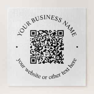 Ihr hochgeladener QR-Code plus editierbarer kreisf