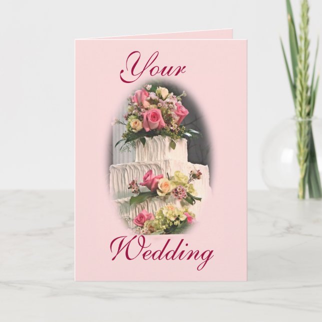 Ihr Hochzeit-fertigen Sie besonders an Karte (Vorderseite)