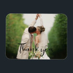 Ihr Hochzeitstag Foto Danke Magnet<br><div class="desc">Eigene Hochzeit danke Ihnen Magneten für Ihre Freunde und Familie, um ihnen für die Teilnahme an Ihrer Hochzeit zu danken. Passen Sie dieses Design mit Ihrem Lieblings-Hochzeitstag-Foto an. Wenn Sie weitere Anpassungen wünschen, wie z.B. eine Nachricht oder Namen hinzugefügt haben - zögern Sie nicht mich zu kontaktieren. Ich würde mich...</div>