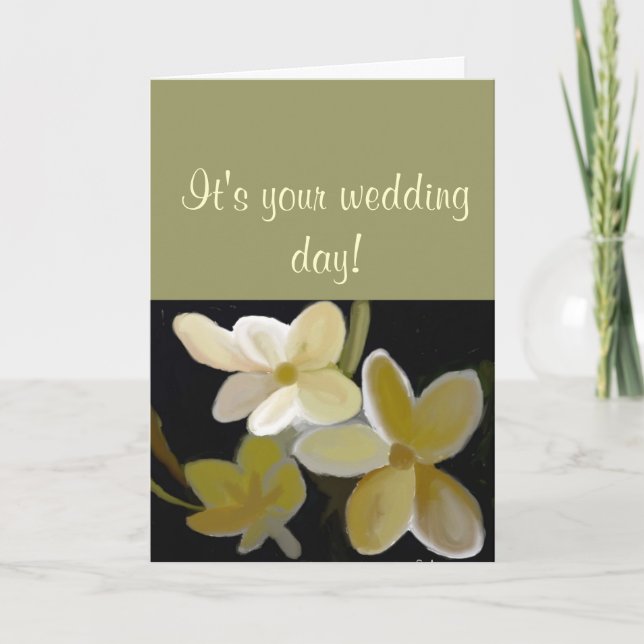 Ihr Hochzeitstag Karte (Vorderseite)