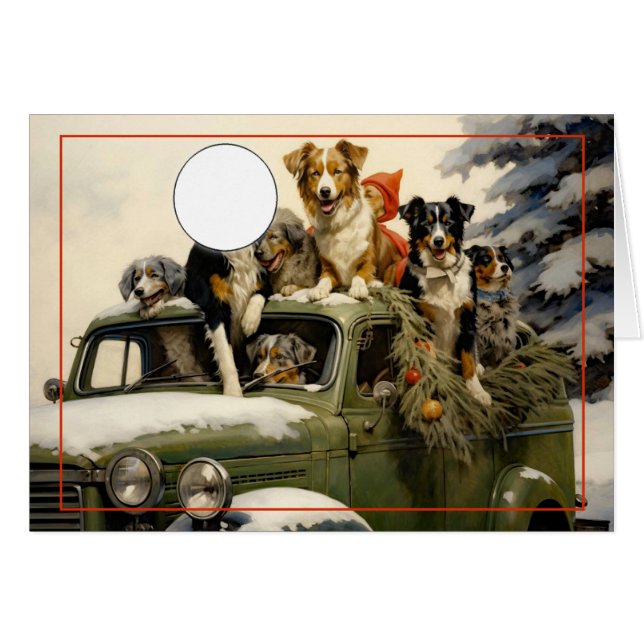 Ihr Hund auf dem Bauernhof Vintag (Vorderseite (Horizontal))