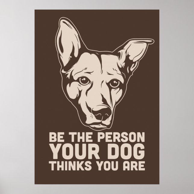 Ihr Hund denkt, Sie sind Poster (Vorne)