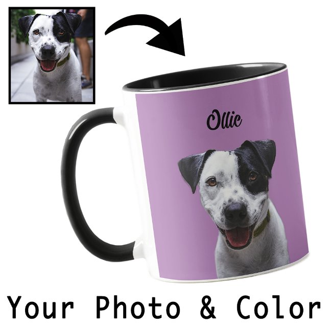 Ihr Hund Foto benutzerdefinierte Farbe Niedliche G Tasse (Von Creator hochgeladen)