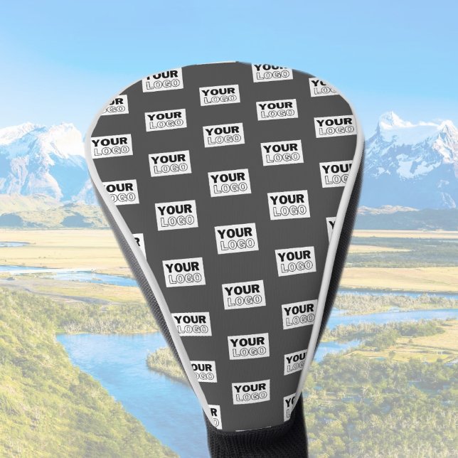 Ihr Image-Design oder Ihr Business-Logo | Grau Golf Headcover (Von Creator hochgeladen)