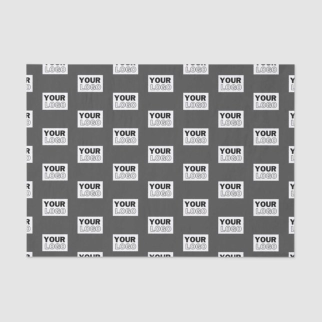 Ihr Image-Design oder Ihr Business-Logo | Grau Seidenpapier (Vorderseite)