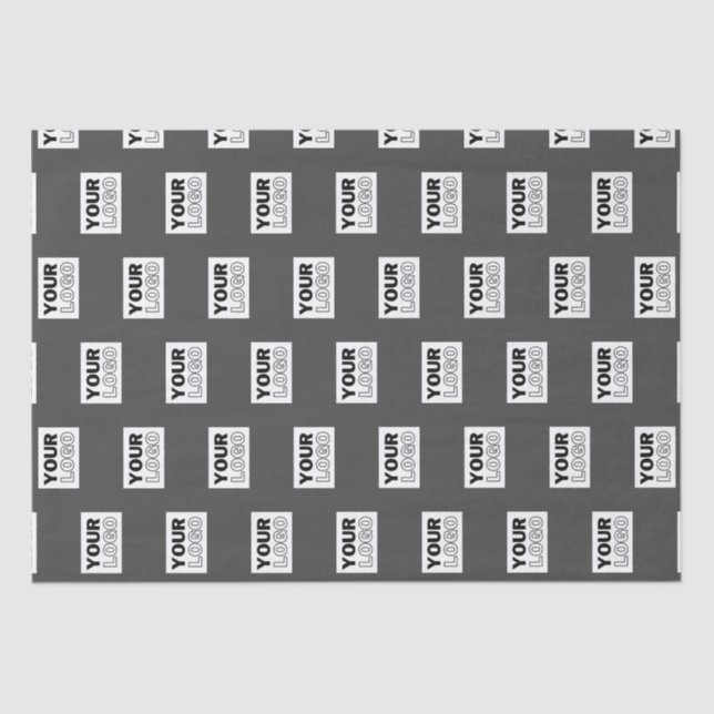 Ihr Image-Design oder Ihr Business-Logo | Grau Seidenpapier (Vorderseite)