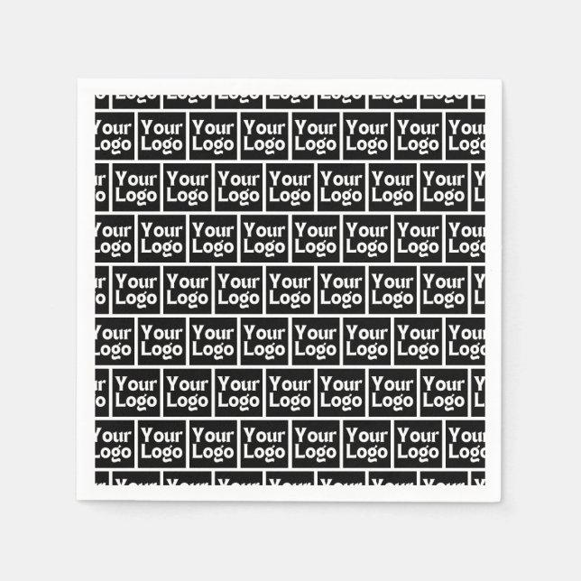 Ihr Image, Ihr Geschäftslogo oder ein anderes Desi Serviette (Vorderseite)