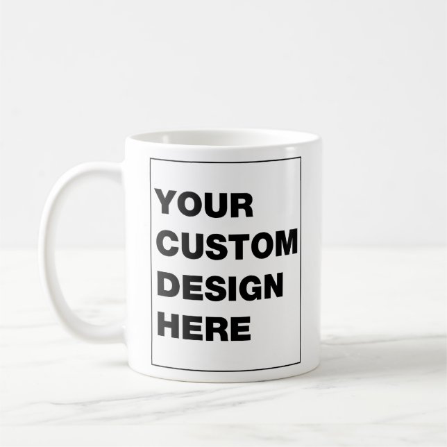 Ihr individuelles Design oder Logo Kaffeetasse (Links)