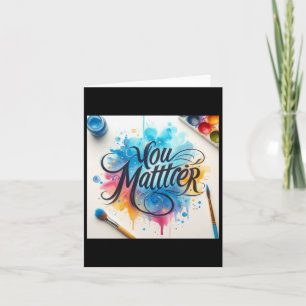 Ihr inspirierendes handgeschriebenes Angebot Karte