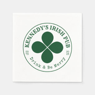 IHR IRISH PUB isst Drink & Be Irish Napkins Serviette