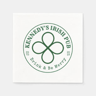 IHR IRISH PUB isst Drink & Be Irish Napkins Serviette