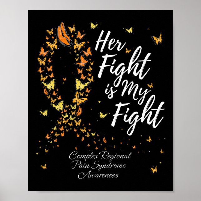 Ihr Kampf Crps komplexe regionale Schmerzsyndrom A Poster (Vorne)