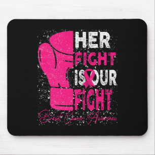 Ihr Kampf gegen Brustkrebs ist unser Kampf gegen B Mousepad