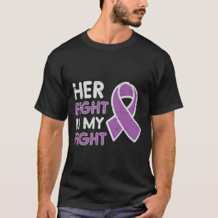 Ihr Kampf gegen meine häusliche Gewalt Bewusstsein T-Shirt