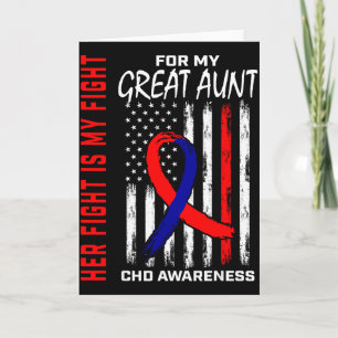 Ihr Kampf Großtante Chd Bewusstsein Amerikanisch U Karte