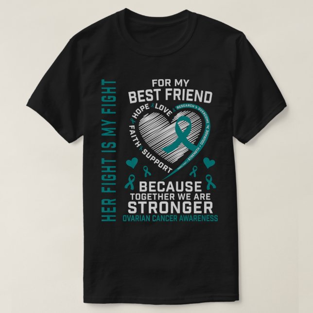 Ihr Kampf ist mein Kampf am besten Freund des Ovar T-Shirt (Design vorne)