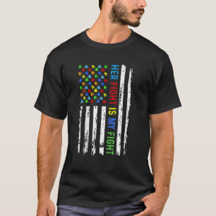 Ihr Kampf ist mein Kampf amerikanischer Fahne Puzz T-Shirt