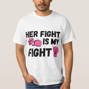 Ihr Kampf ist mein Kampf Boxhandschuhe Brustkrebs T-Shirt