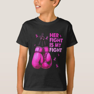 Ihr Kampf ist mein Kampf Boxhandschuhe Brustkrebs T-Shirt