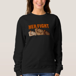 Ihr Kampf ist mein Kampf Crps Bewusstsein Rsd Oran Sweatshirt