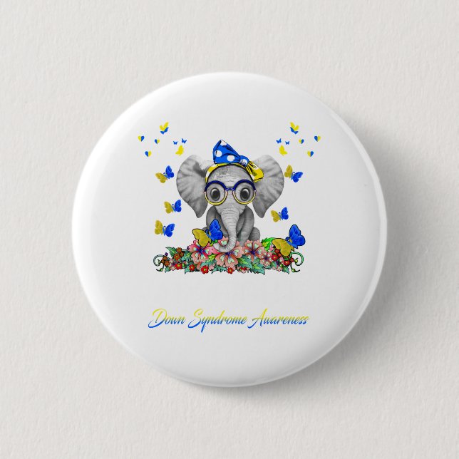 Ihr Kampf ist mein Kampf-Down-Syndrom Button (Vorderseite)