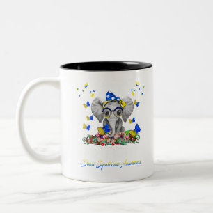 Ihr Kampf ist mein Kampf-Down-Syndrom Zweifarbige Tasse