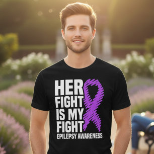 Ihr Kampf ist mein Kampf Epilepsie-Unterstützung Tri-Blend Shirt