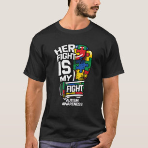 Ihr Kampf ist mein Kampf gegen Autismus Autistisch T-Shirt