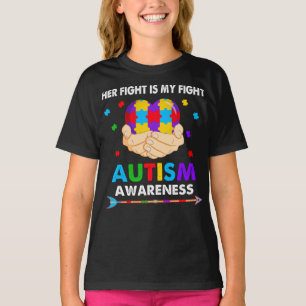 Ihr Kampf ist mein Kampf gegen Autismus Bewusstsei T-Shirt