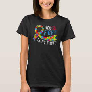 Ihr Kampf ist mein Kampf gegen Autismus Bewusstsei T-Shirt