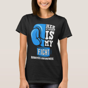 Ihr Kampf ist mein Kampf gegen Boxhandschuh Diabet T-Shirt