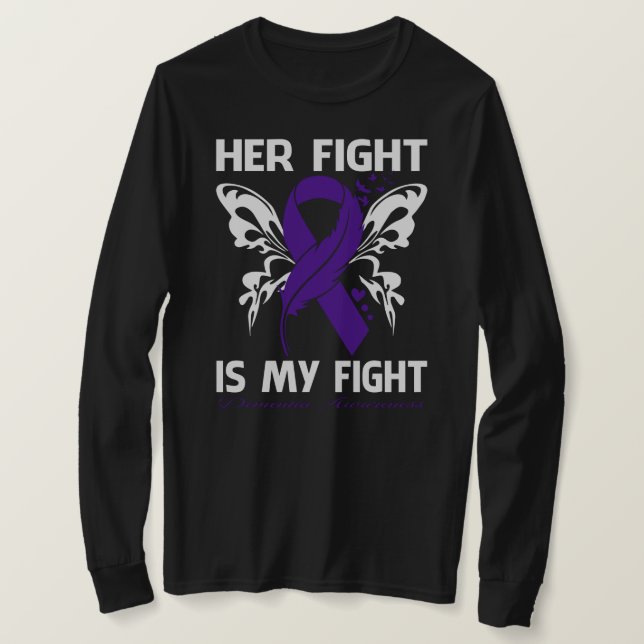 Ihr Kampf ist mein Kampf gegen DEMENTIEN Butterfly T-Shirt (Design vorne)