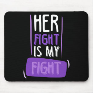 Ihr Kampf ist mein Kampf gegen den Chemo-Krebs pan Mousepad