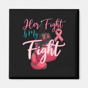 Ihr Kampf ist mein Kampf gegen den rosa Ribbon Bru Magnet