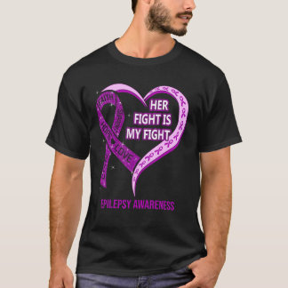 Ihr Kampf ist mein Kampf gegen Epilepsie Bewusstse T-Shirt