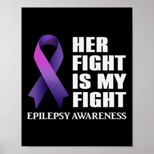 Ihr Kampf ist mein Kampf gegen Epilepsie Sensibili Poster