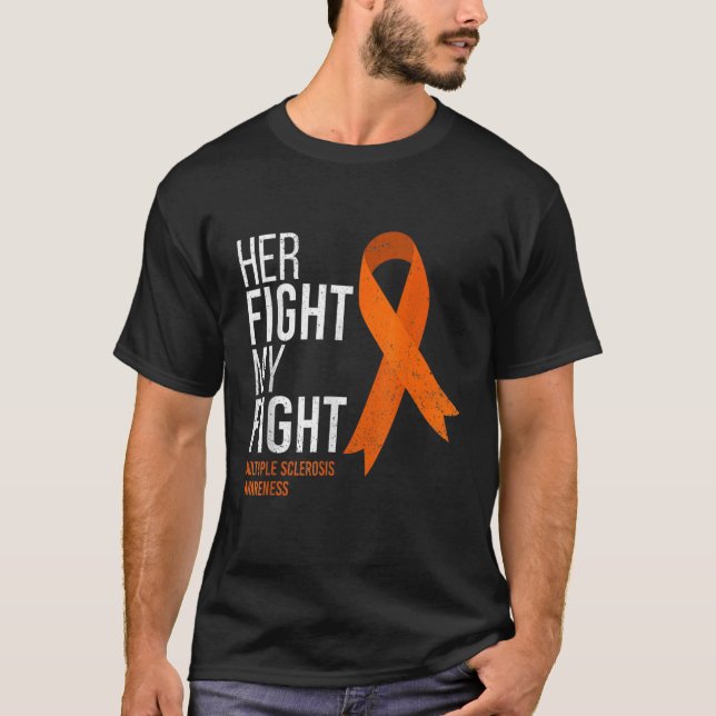 Ihr Kampf ist mein Kampf gegen Multiple Sklerose F T-Shirt (Vorderseite)
