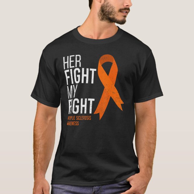 Ihr Kampf ist mein Kampf gegen Multiple Sklerose M T-Shirt (Vorderseite)