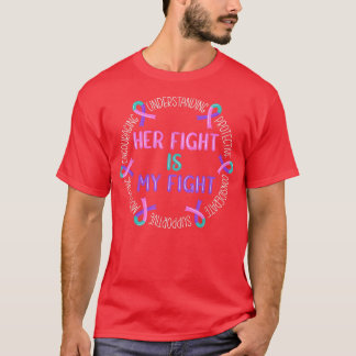 Ihr Kampf ist mein Kampf gegen Schilddrüsenkrebs T-Shirt