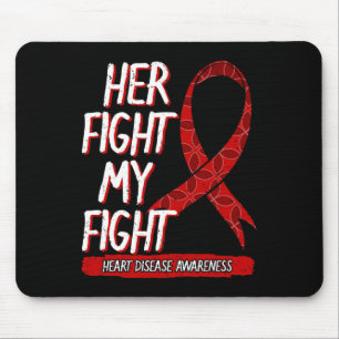 Ihr Kampf ist mein Kampf Herzkrankheit Koronargefä Mousepad