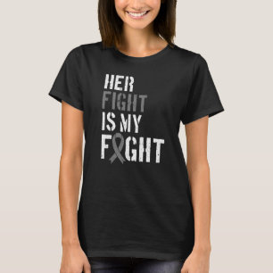 Ihr Kampf ist mein Kampf Hirntumor Graues Band 2 T-Shirt