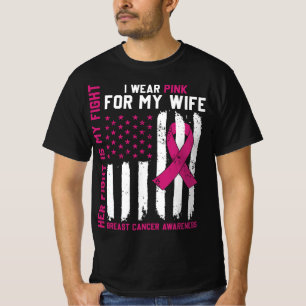 Ihr Kampf ist mein Kampf Ich trage Pink Ehefrau Kr T-Shirt