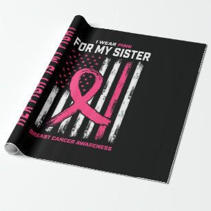 Ihr Kampf ist mein Kampf ich trage rosa Schwester  Geschenkpapier