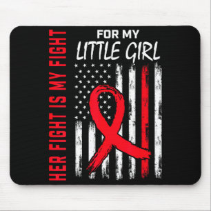 Ihr Kampf ist mein Kampf Kleines Mädchen Herzerkra Mousepad