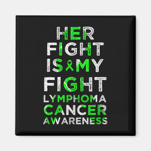 Ihr Kampf ist mein Kampf Lymphom Blutkrebs Bewusst Magnet